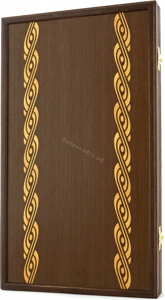 Деревянные нарды "Каледония венге" дуб маркетри (50x58см)