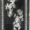 Деревянные нарды "Драконы" чёрные-серебристые (60x60см)